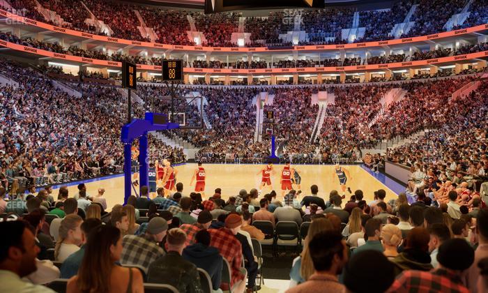 Xfinity Mobile Arena - Section R 120 Seat View