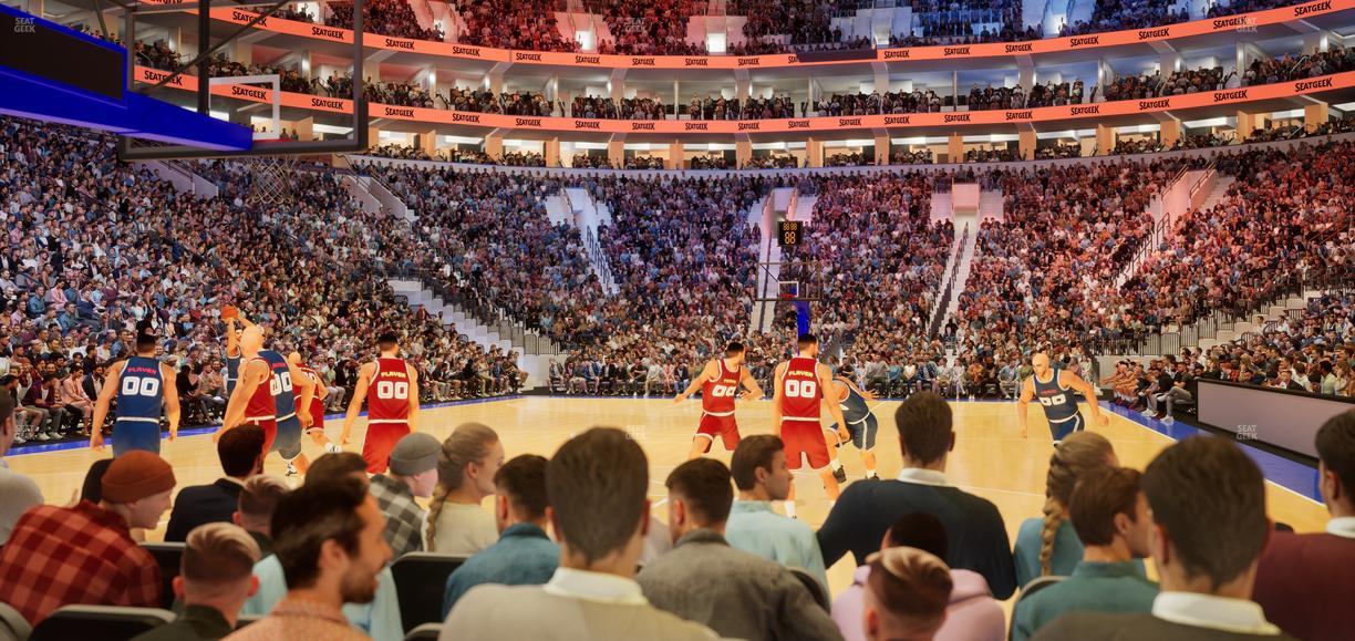 Xfinity Mobile Arena - Section R 120 Seat View