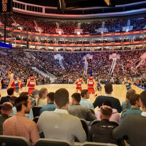 Xfinity Mobile Arena - Section R 120 Seat View