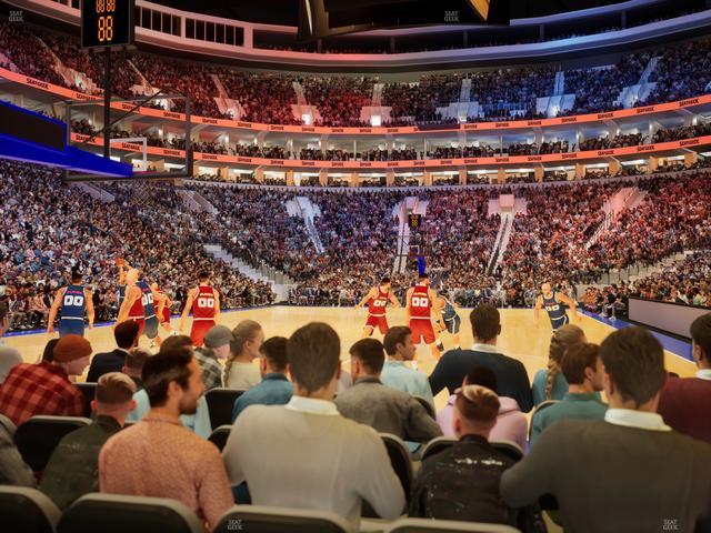 Xfinity Mobile Arena - Section R 120 Seat View