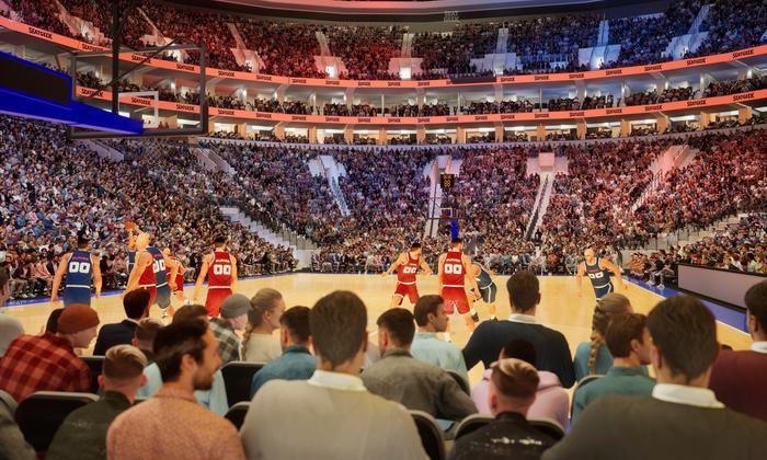 Xfinity Mobile Arena - Section R 120 Seat View