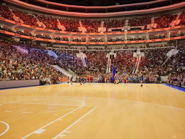 Xfinity Mobile Arena - Section South Floor Seat View