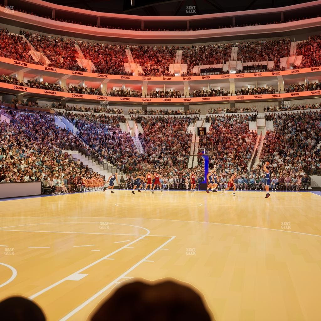 Xfinity Mobile Arena - Section South Floor Seat View