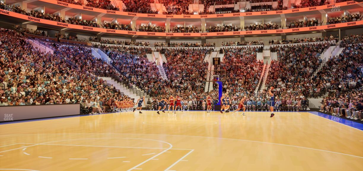 Xfinity Mobile Arena - Section South Floor Seat View