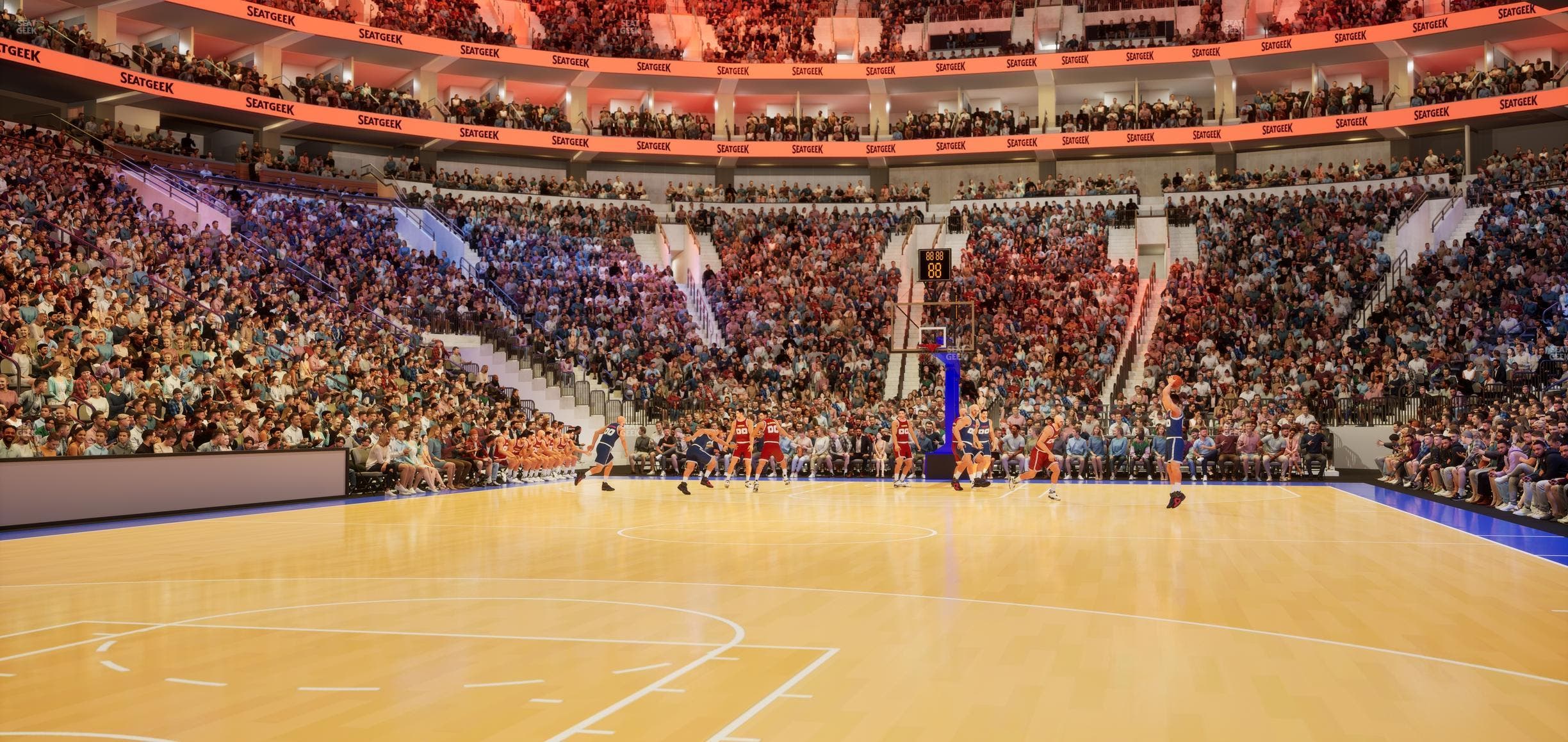 Xfinity Mobile Arena - Section South Floor Seat View