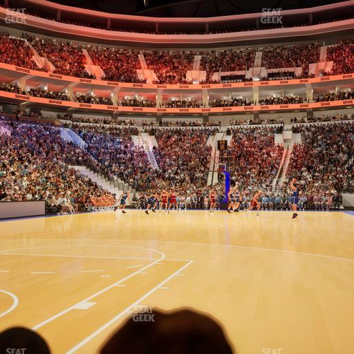 Xfinity Mobile Arena - Section South Floor Seat View