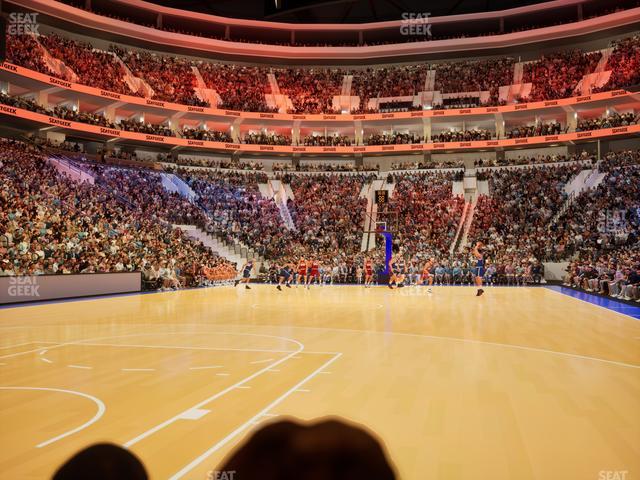 Xfinity Mobile Arena - Section South Floor Seat View
