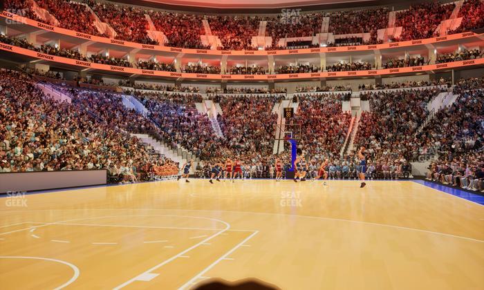 Xfinity Mobile Arena - Section South Floor Seat View