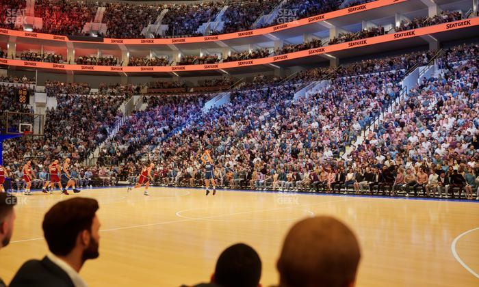 Xfinity Mobile Arena - Section West Floor Seat View