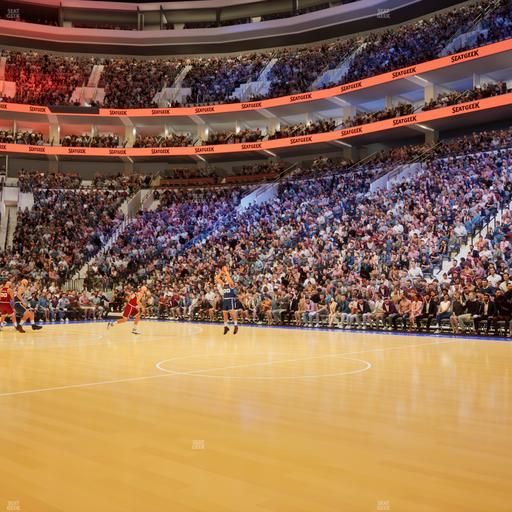 Xfinity Mobile Arena - Section West Floor Seat View