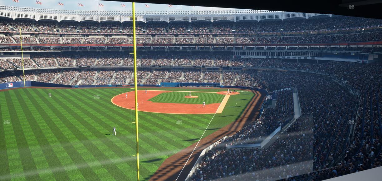 Yankee Stadium - Section Audi Yankees Club 3 Seat View