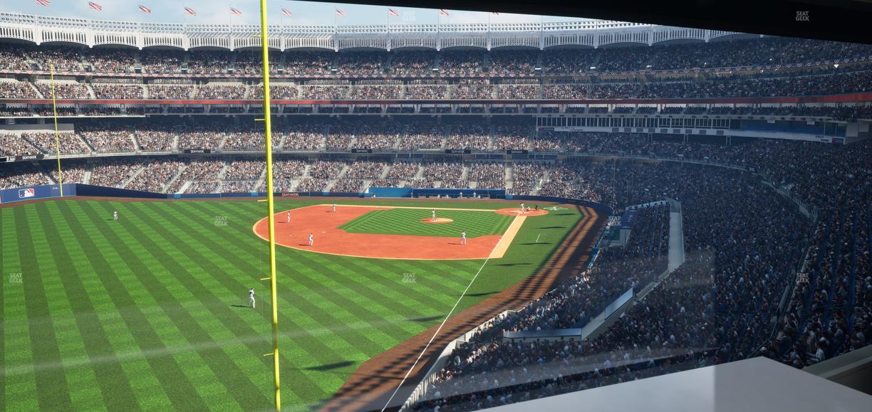 Yankee Stadium - Section Audi Yankees Club 3 Seat View