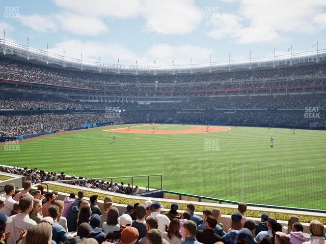 Yankee Stadium - Section Bleachers 202 Seat View