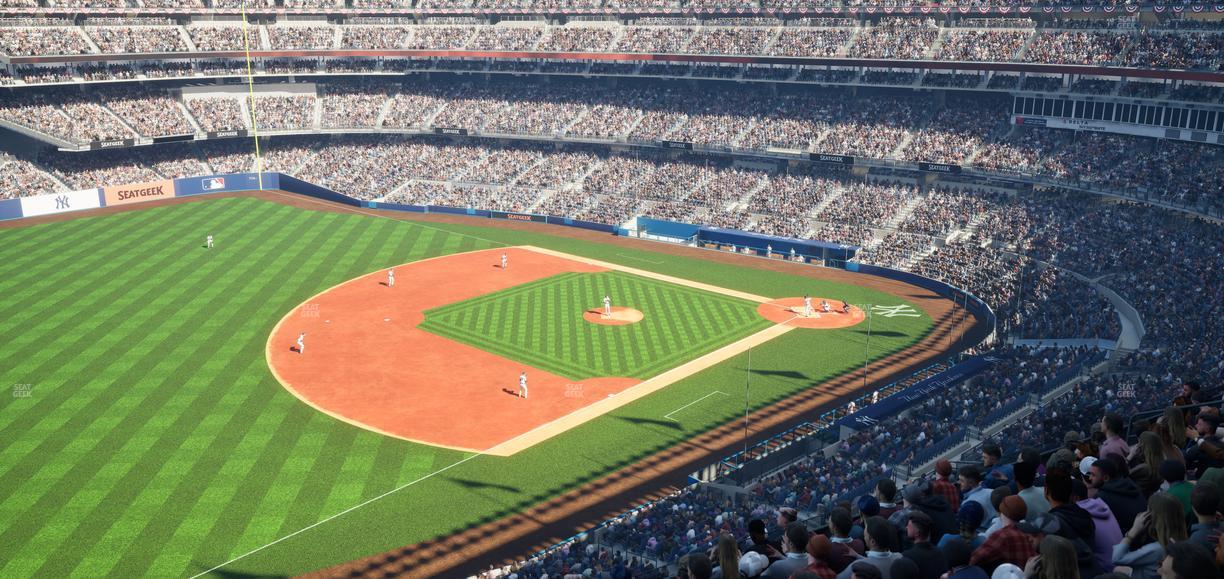 Yankee Stadium - Section Budweiser Party Deck Seat View