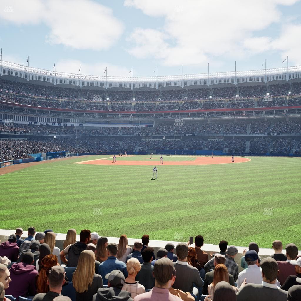 Yankee Stadium - Section Field Level 104 Seat View