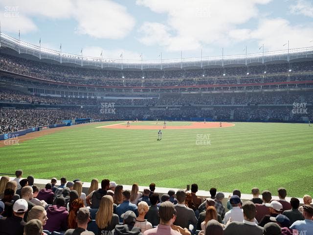 Yankee Stadium - Section Field Level 104 Seat View