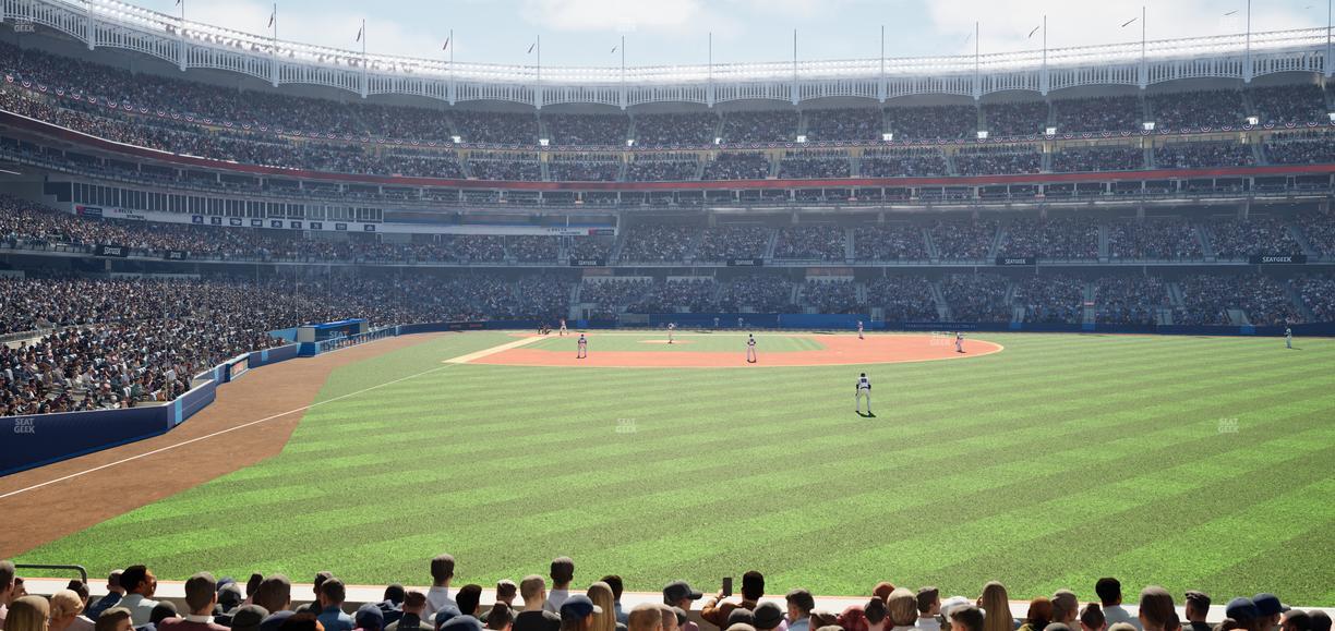Yankee Stadium - Section Field Level 105 Seat View