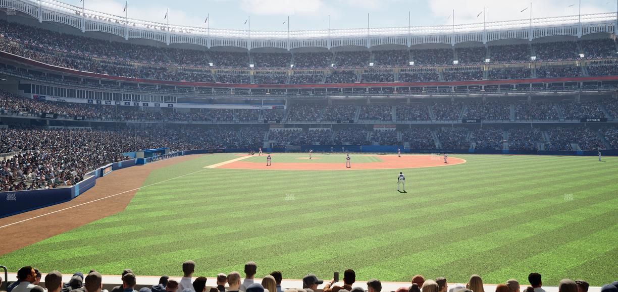 Yankee Stadium - Section Field Level 105 Seat View