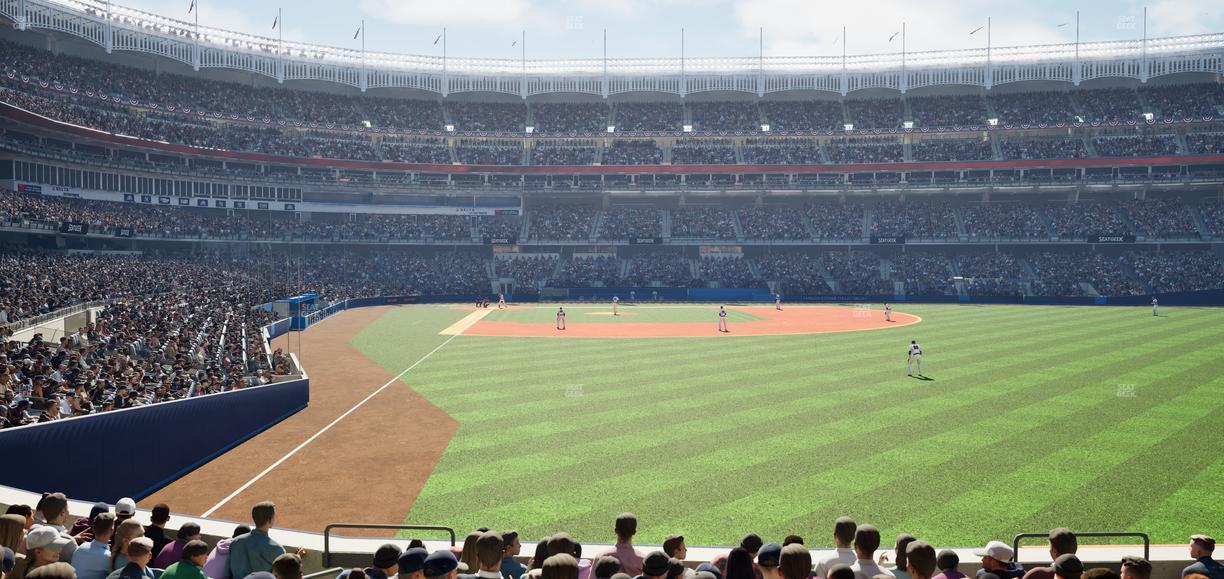 Yankee Stadium - Section Field Level 106 Seat View