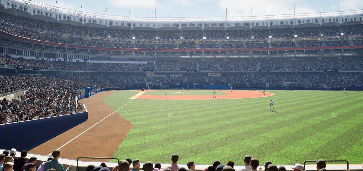 Yankee Stadium - Section Field Level 106 Seat View