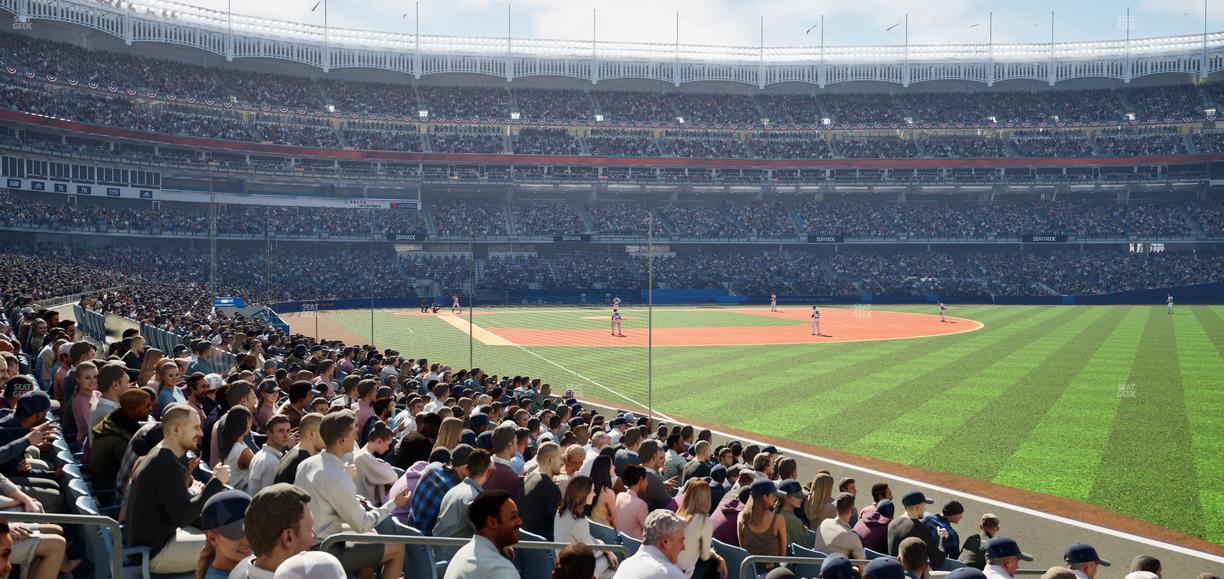 Yankee Stadium - Section Field Level 109 Seat View