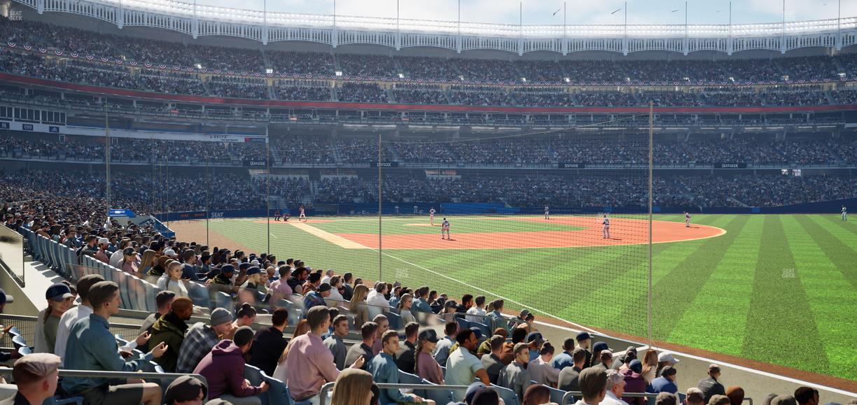 Yankee Stadium - Section Field Level 110 Seat View