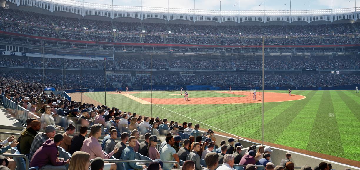Yankee Stadium - Section Field Level 110 Seat View