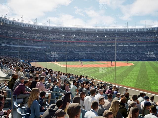 Yankee Stadium - Section Field Level 110 Seat View