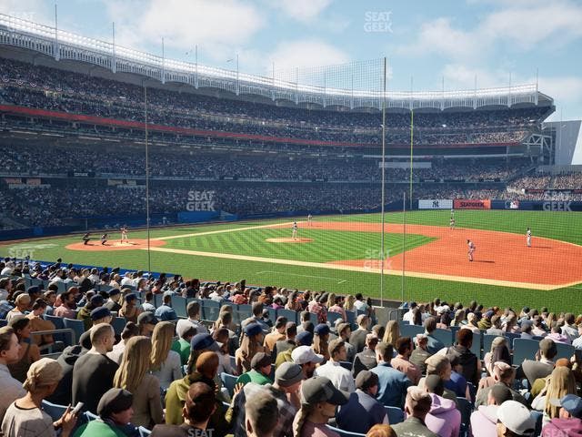 Yankee Stadium - Section Field Level 114 B Seat View