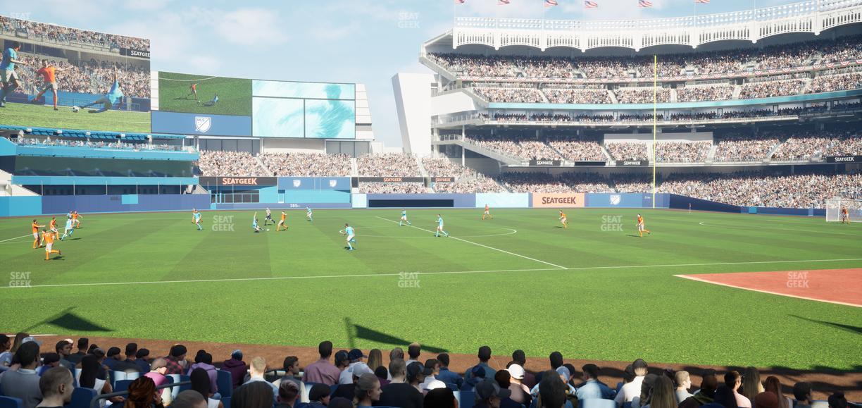 Yankee Stadium - Section Field Level 127 B Seat View