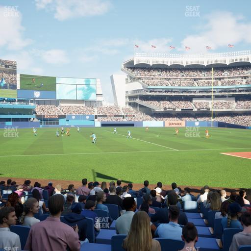 Yankee Stadium - Section Field Level 127 B Seat View