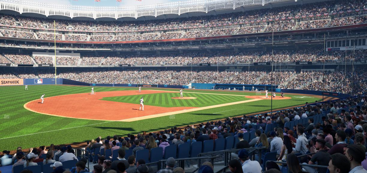 Yankee Stadium - Section Field Level 127 B Seat View