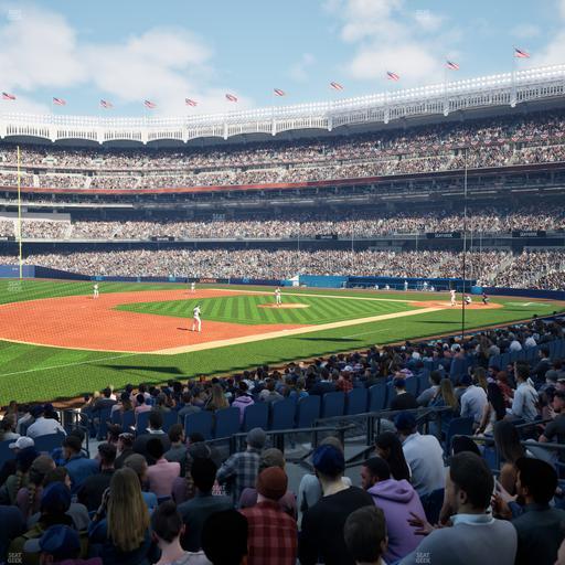 Yankee Stadium - Section Field Level 127 B Seat View