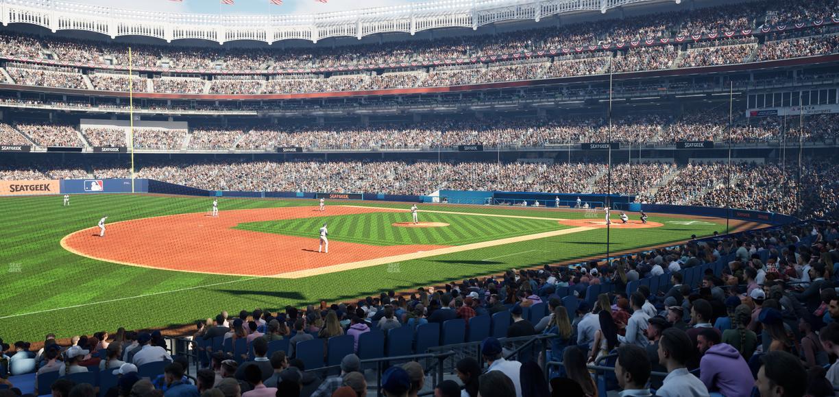 Yankee Stadium - Section Field Level 127 B Seat View