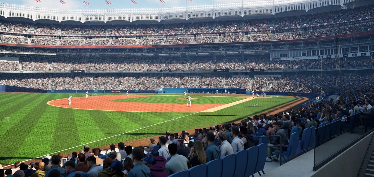Yankee Stadium - Section Field Level 129 Seat View