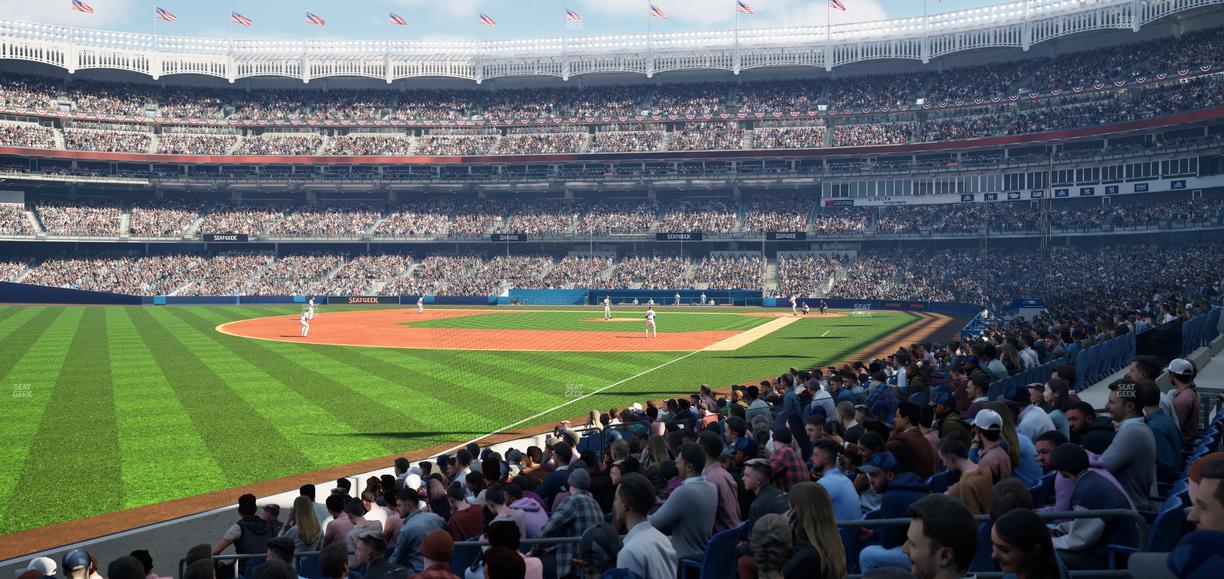 Yankee Stadium - Section Field Level 130 Seat View