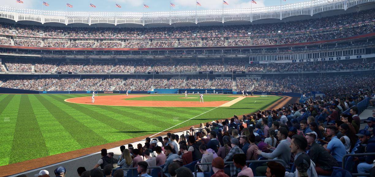 Yankee Stadium - Section Field Level 130 Seat View