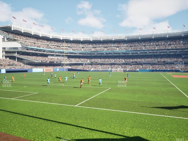 Yankee Stadium - Section Field Level 133 Seat View