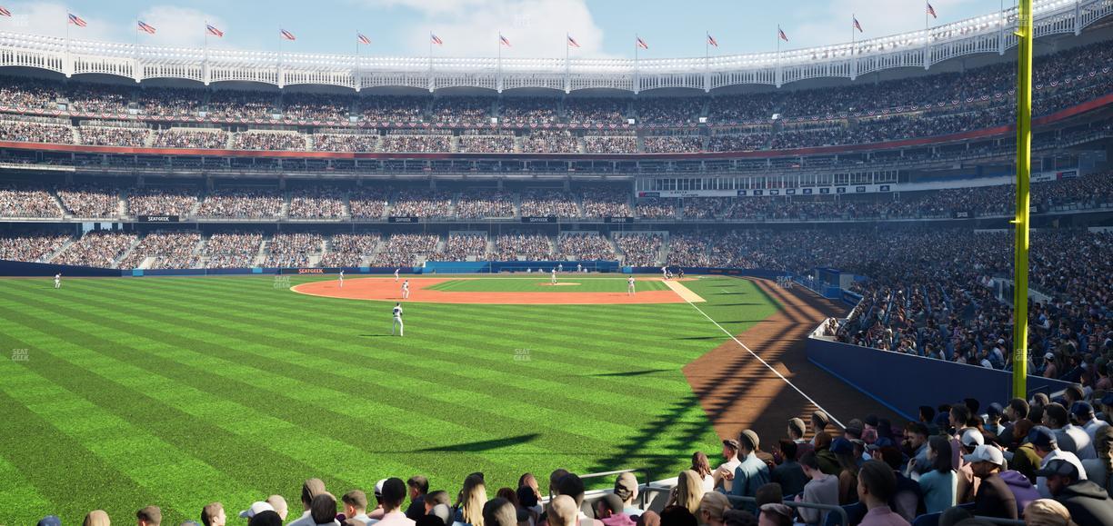 Yankee Stadium - Section Field Level 133 Seat View