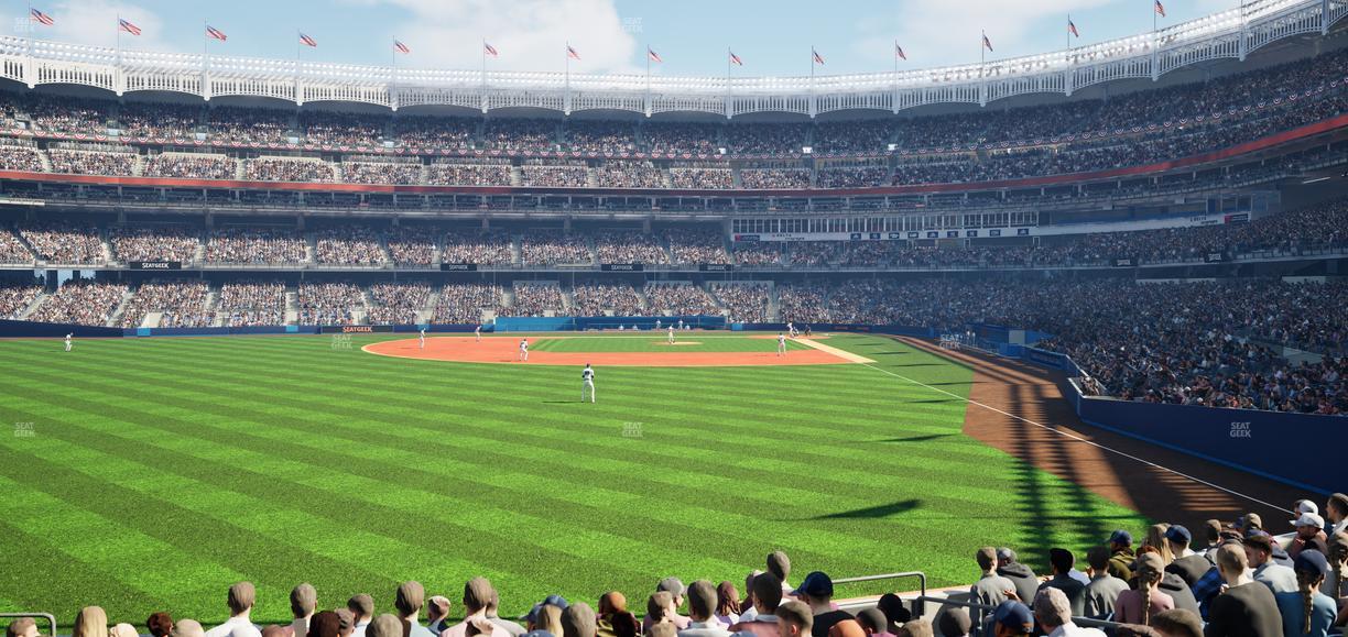 Yankee Stadium - Section Field Level 134 Seat View