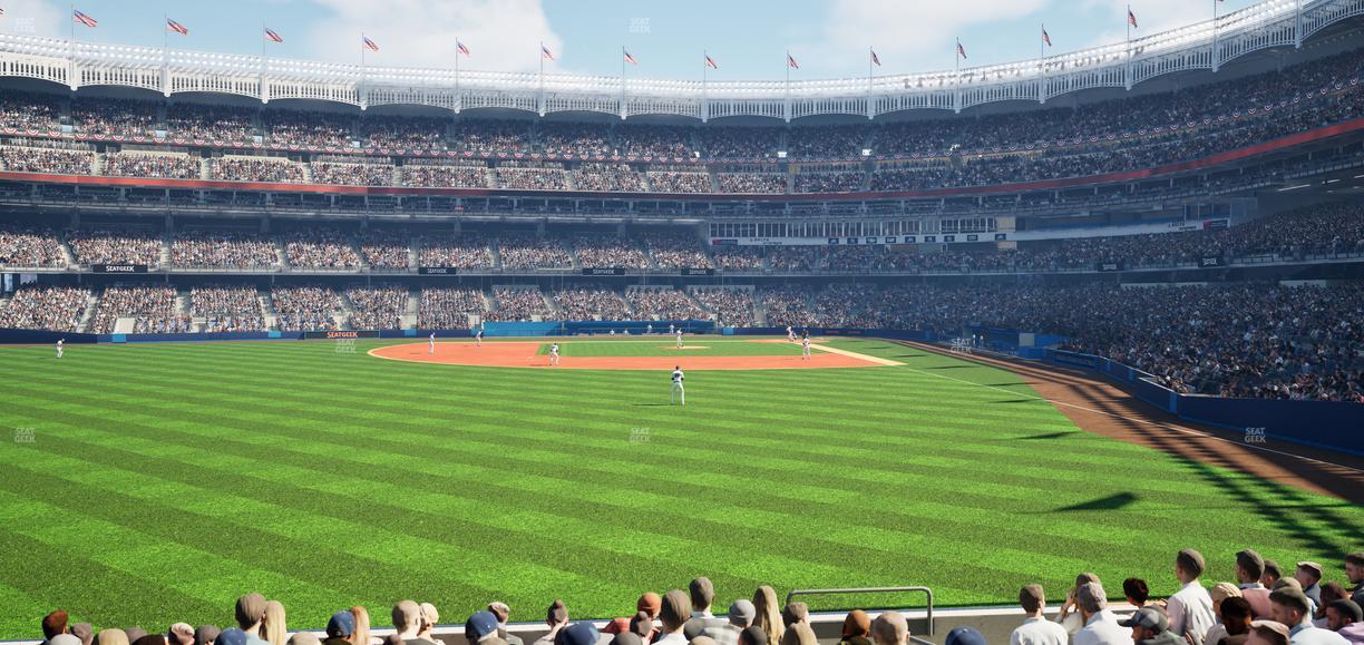 Yankee Stadium - Section Field Level 135 Seat View
