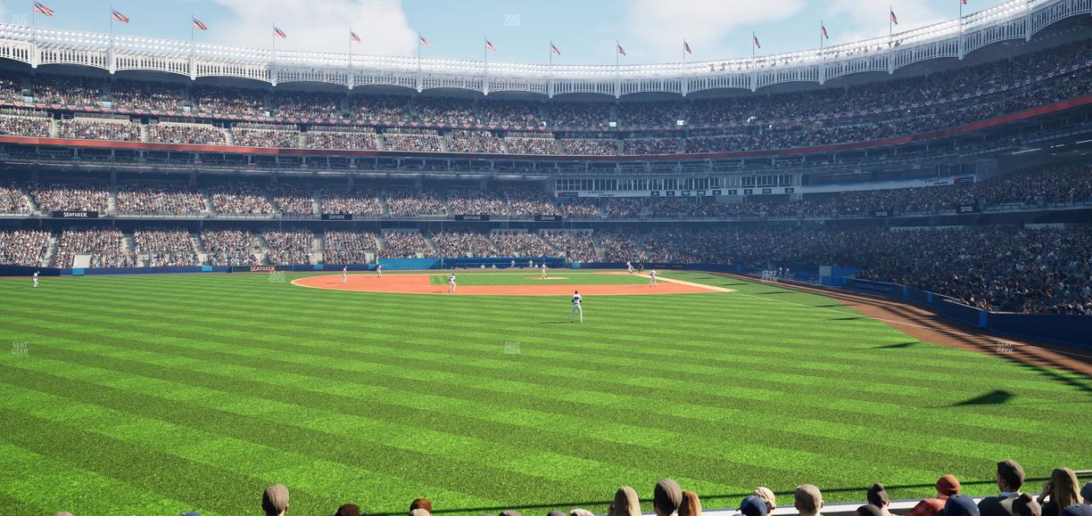 Yankee Stadium - Section Field Level 135 Seat View