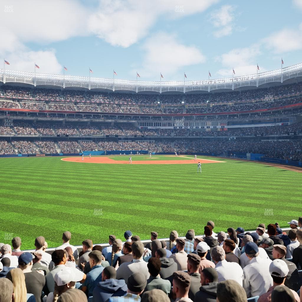 Yankee Stadium - Section Field Level 136 Seat View
