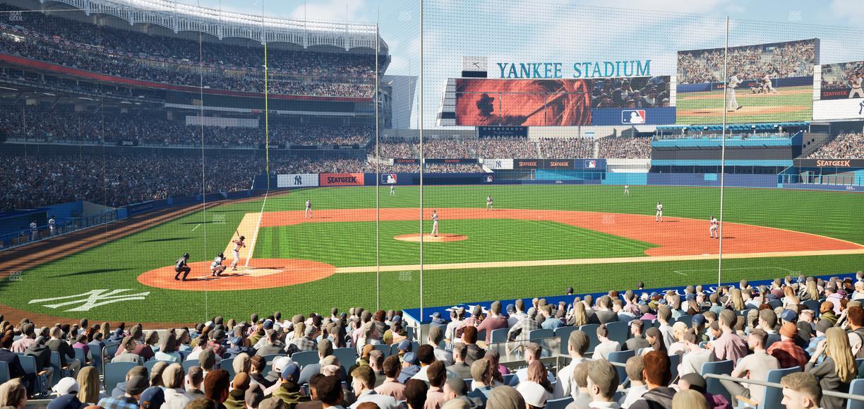 Yankee Stadium - Section Field Mvp 117 B Seat View