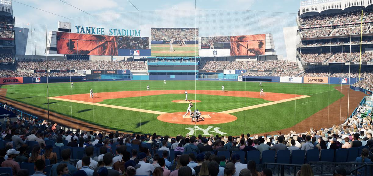 Yankee Stadium - Section Field Mvp 120 B Seat View