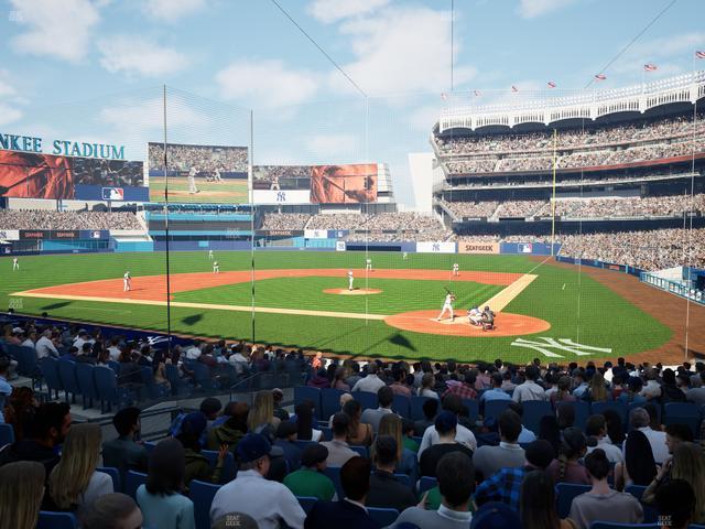 Yankee Stadium - Section Field Mvp 121 B Seat View