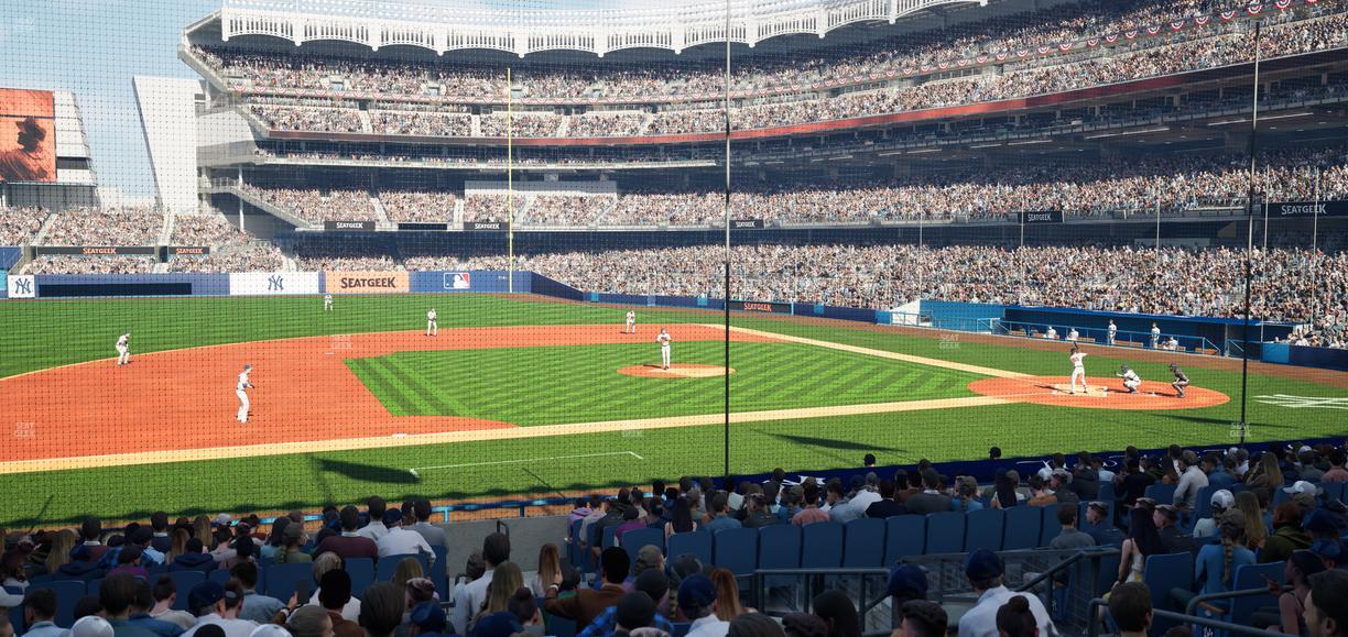 Yankee Stadium - Section Field Mvp 125 Seat View