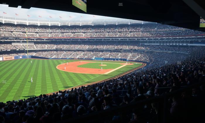 Yankee Stadium - Section Ga Sro Seat View