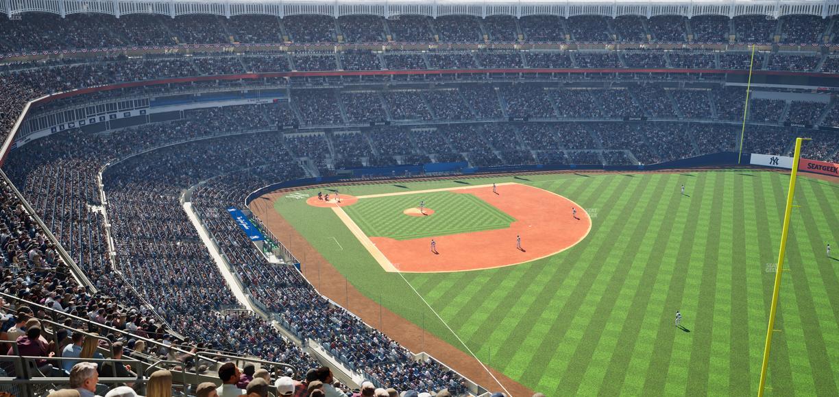 Yankee Stadium - Section Grandstand Level 408 Seat View