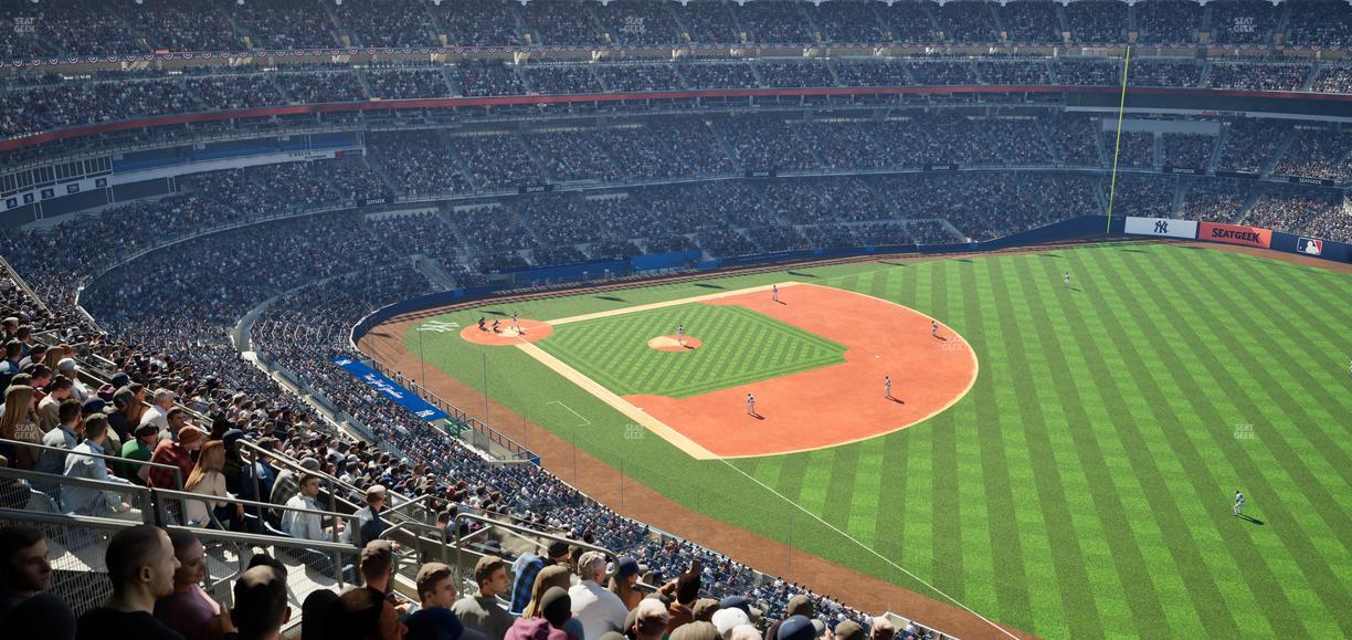 Yankee Stadium - Section Grandstand Level 410 Seat View